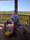 Lookout Tower: Taking a breather at the top of the preserve, with a 360º panoramic view.